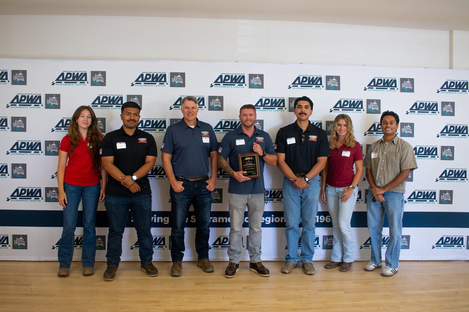 George Reed Inc. team at the 2026 APWA Sacramento Chapter Project of the Year Awards