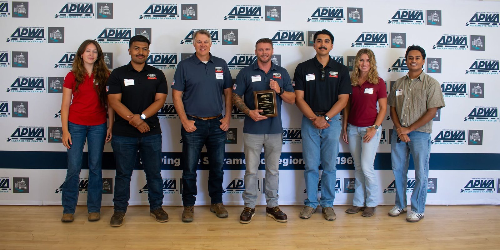 George Reed Inc. team at the 2026 APWA Sacramento Chapter Project of the Year Awards